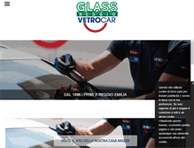 Tablet Screenshot of glassreggioemilia.com